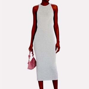 A.L.C. SILVER METALLIC ASHLEY DRESS